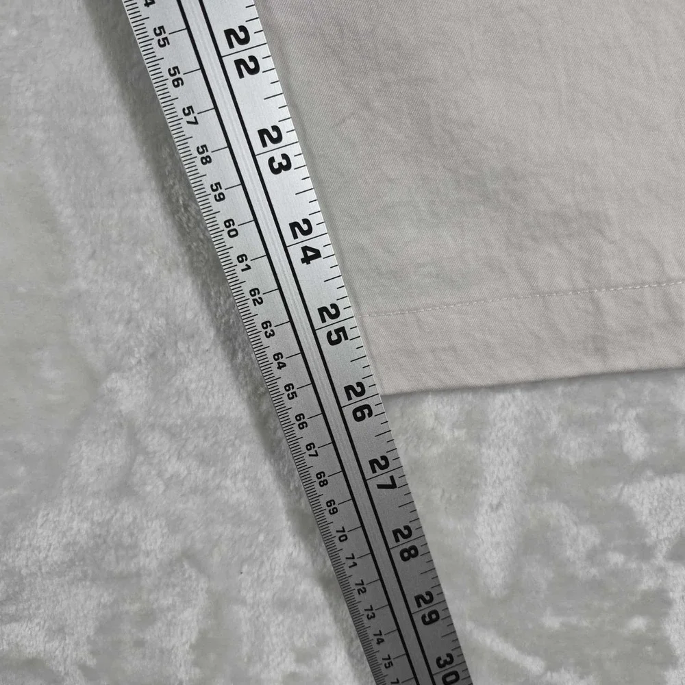 Lululemon Relaxed Tapered Trouser Pants Men's 34x26‎ White Twill Casual LM5AN1S